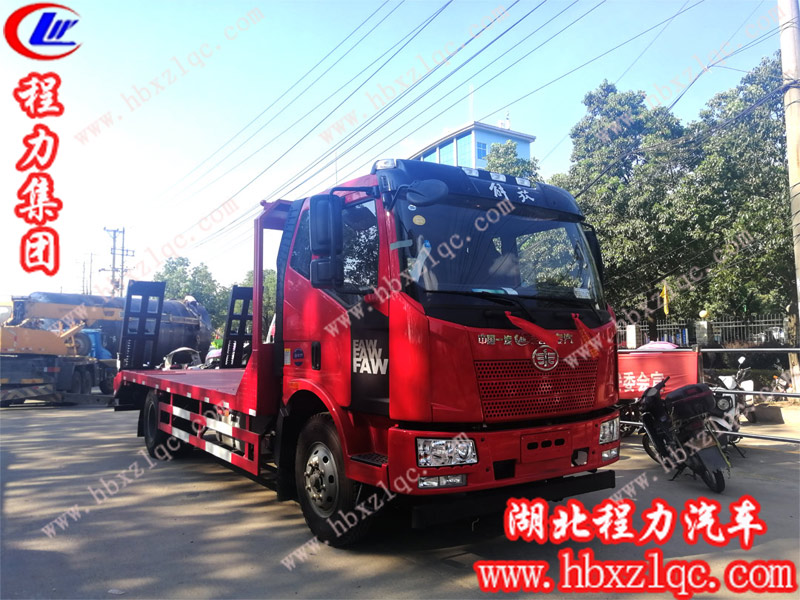 程力集團解放J6平板運輸車，助你財富翻倍，盆滿缽盈