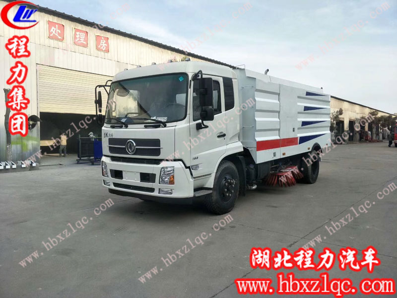程力集團東風(fēng)天錦掃路車，高能優(yōu)質(zhì)上檔次，您值得擁有！